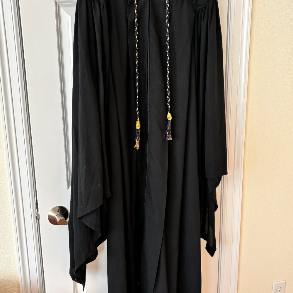 Academic Masters Commencement Regalia for man or woman